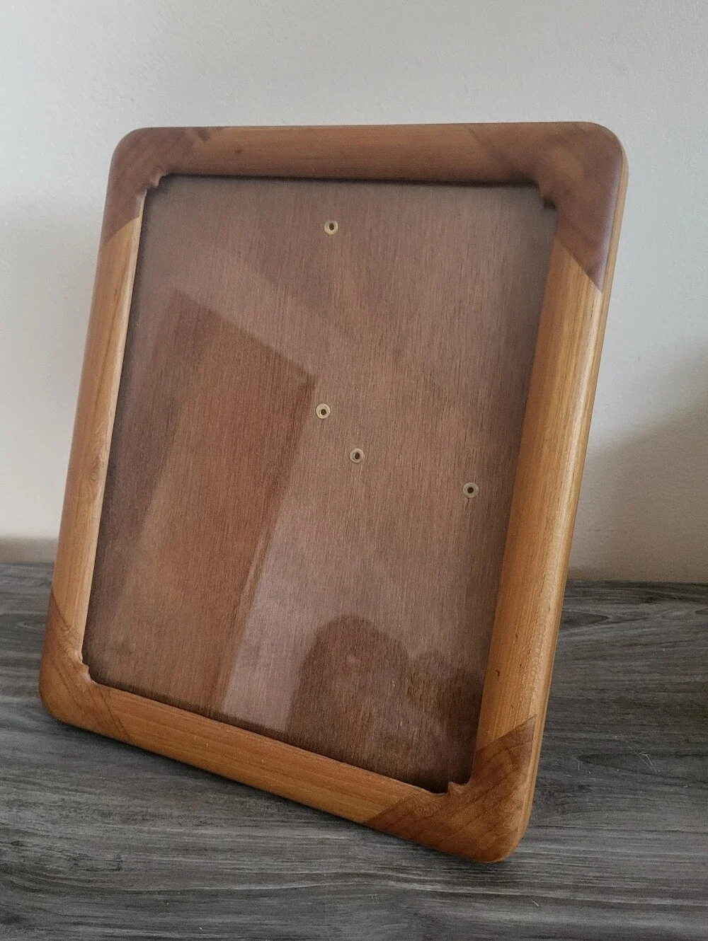 Vintage Teak Wood Picture Frame 8x10